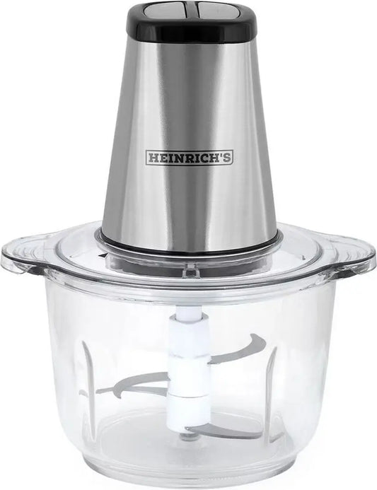 HEINRICH'S Hachoir 2 Litres 500W Avec 2 Vitesses et 4 Lames Germany