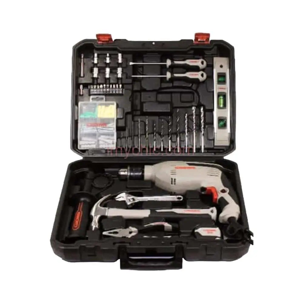 Promo fin d'année =>Perceuse 600W avec valise à outils 98pcs CROWN 11900 da
