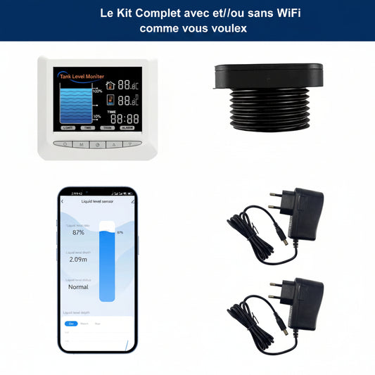 Capteur du niveau des liquides Marque EPT TECH original avec ou sans wifi